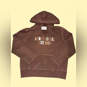 Y2K Aeropostale Chocolate Brown Hoodie